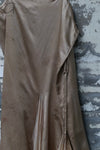 Mutedance 24 Spring/Summer One-shoulder Petal Dress Series MD-MD24SS19-K khaki PM139